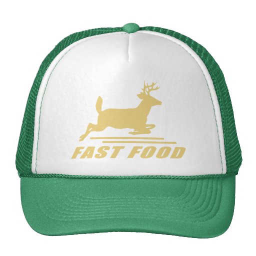 Fast Food Deer Trucker Hat Zazzle