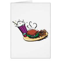 fast food diner meal card