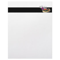 fast food diner meal letterhead template