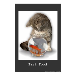 'Fast Food' print