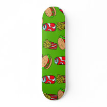Fast Food Wallpaper skateboards by prawny Fast Food Wallpaper skateboards