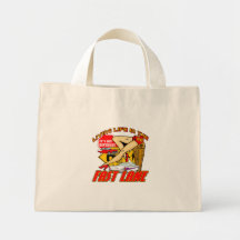 Fast Lane 60th Birthday Gifts Tote Bag