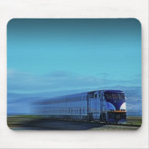 Fast moving train, on a mousepad