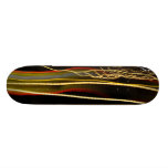 Fast Night Lights Orange Blur Skateboard Designs