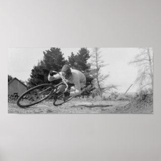 fast old bike. print