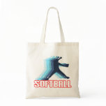 Fast Pitch Softball Silhouette bags