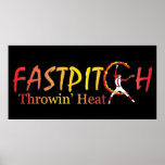 Fast Pitch Softball Version 2 Posters