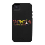 Fast Pitch Softball Version 2 Vibe iPhone 4 Cases