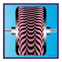 Fast Rotating Tire Posters