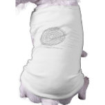 Fast. Rush. Symbol in Gray on White. Doggie T-shirt