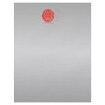 Fast. Rush. Symbol in Red on Gray. Custom Flyer