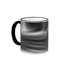 Fast Waves Texture: Jet Stream Black Motion Trails Coffee Mug