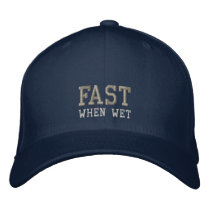 fast, when wet hat embroidered hats by swimclub fast, when wet hat embroidered hats