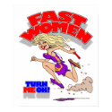 Fast women poster posters by Duncan_Reed Fast women poster posters