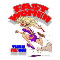 Fast women poster posters