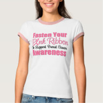 Fasten Your Pink Ribbons Breast Cancer Shirts by cancerapparel Fasten Your Pink Ribbons Breast Cancer Shirts