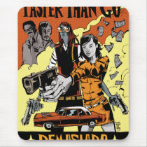 Faster Than Go Mousepad mousepads