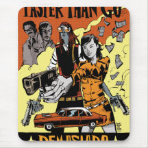 Faster Than Go Mousepad