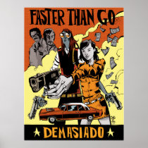 artsprojekt, faster than go print, poster, jim, mahfood, food, one, 40oz, comics, clerks, grrl scouts, colt 45, stupid, page, filler, man, live art, live, art, z-trip, murs, felt, true, tales, underground, hip, hop, sarah, silverman, program, frenchpulp, mahf, earthworms, comic, books., jim mahfood, jim mahfood skateboards, food one skateboards, 40 oz comics skateboards, food one, Poster with custom graphic design