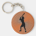 Fastpitch Softball Batter Keychain