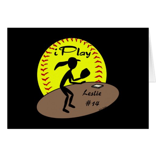 Fastpitch Softball Card Zazzle