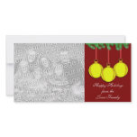 Fastpitch Softball Christmas Photo Card