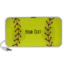 Fastpitch Softball Doodle Speaker