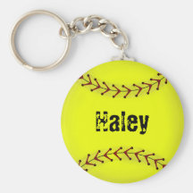 Fastpitch Softball Fashion Keychain
