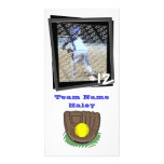 Fastpitch Softball Glove Photo Card