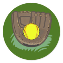 Fastpitch Softball Glove Sticker by RedRider08 Fastpitch Softball Glove Sticker