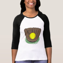 Fastpitch Softball Glove T-shirt by RedRider08 Fastpitch Softball Glove T-shirt