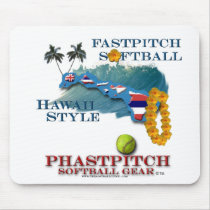 Fastpitch Softball Hawaii Style mousepads