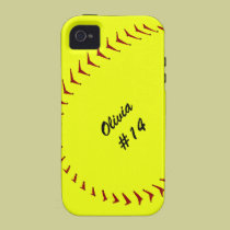 Fastpitch Softball iPhone 4 Case casemate cases
