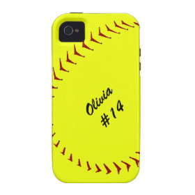 Fastpitch Softball iPhone 4 Case