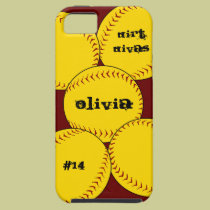 Fastpitch Softball iPhone 5 Case casemate cases