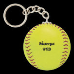 Fastpitch Softball Key Chain