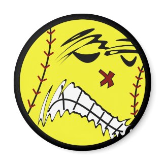 Fastpitch Softball Magnet magnet