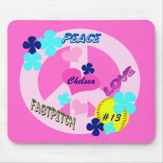 Fastpitch Softball Mousepad mousepad