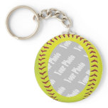 Fastpitch Softball Photo Template Keychains