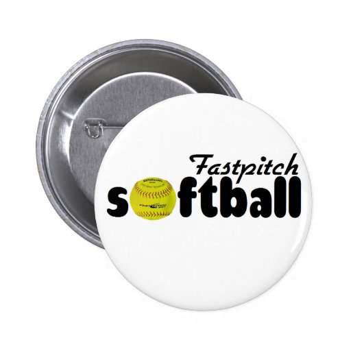 Fastpitch Softball Pinback Buttons