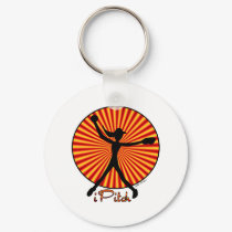 Fastpitch Softball Pitcher Keychain by RedRider08 Fastpitch Softball Pitcher Keychain