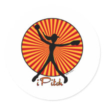 Fastpitch Softball Pitcher Sticker by RedRider08 Fastpitch Softball Pitcher Sticker