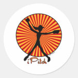 Fastpitch Softball Pitcher Sticker