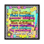 Fastpitch Softball Players Magnet