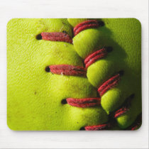 Fastpitch Softball Seam mousepads