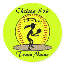 Fastpitch Softball Stickers
