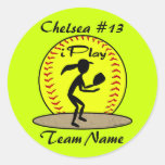 Fastpitch Softball Stickers