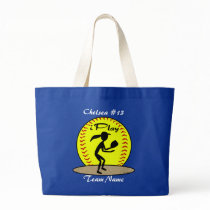 Fastpitch Softball Tote Bag by RedRider08 Fastpitch Softball Tote Bag