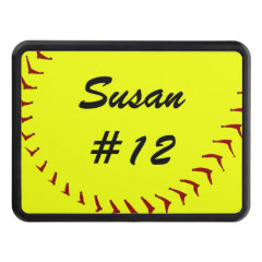 Fastpitch Softball Trailer Hitch Cover