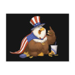 Fat American Eagle Postcard